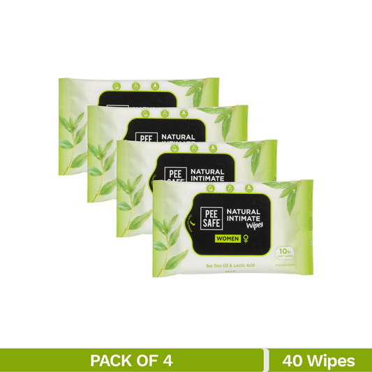 Natural Intimate Wipes For Women (40 Pulls)