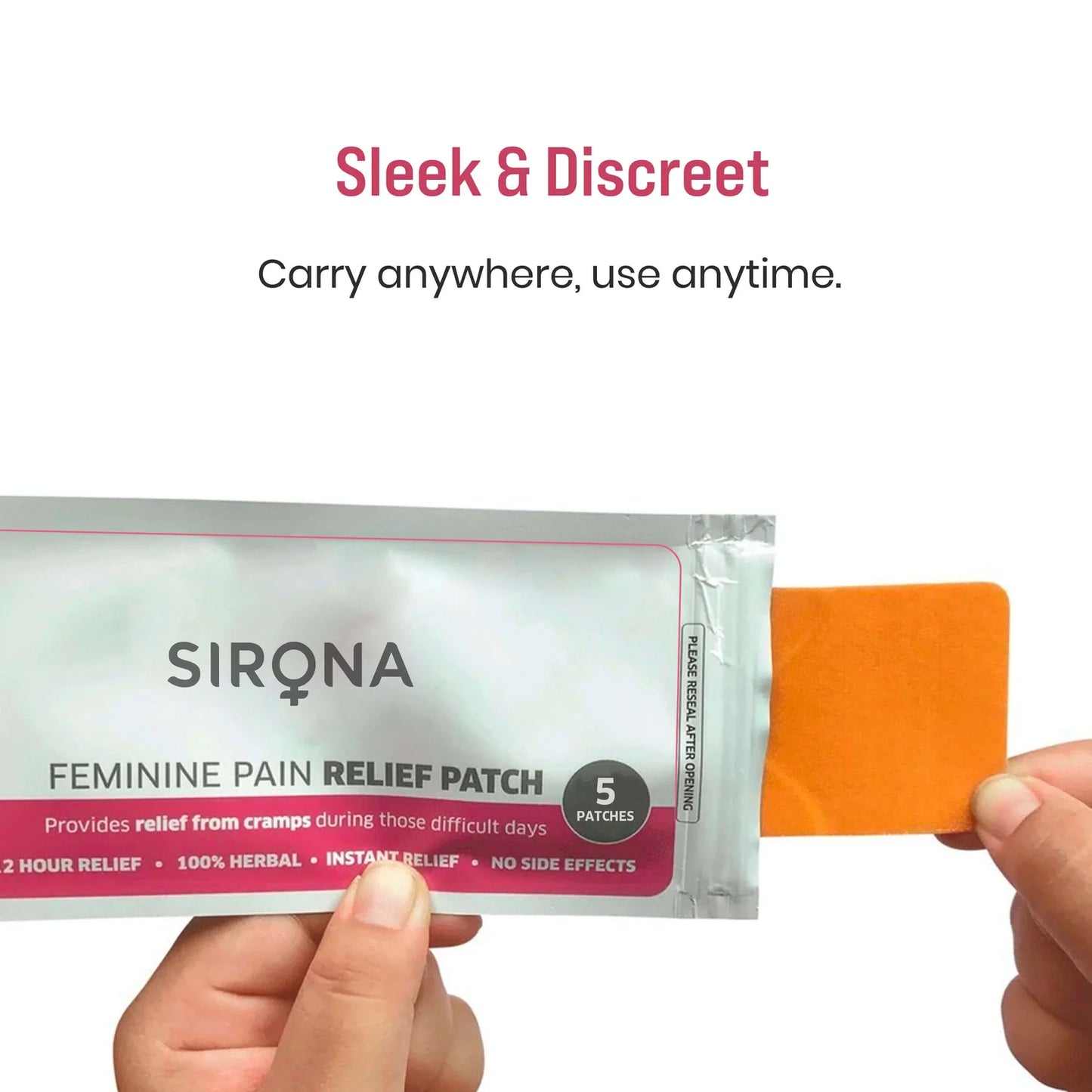 Period Pain Relief Patches (Pack Of 10) - Sirona